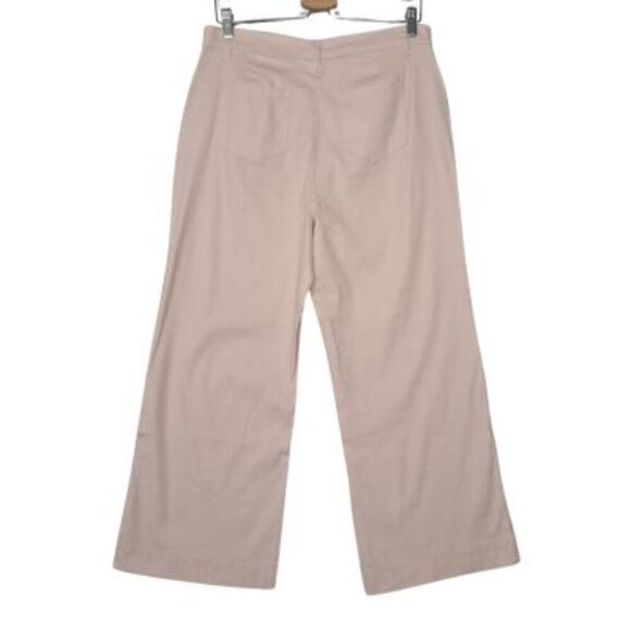 Adyson Parker Pink Drop Linen Blend Cropped Pants NWT - Picture 3 of 9